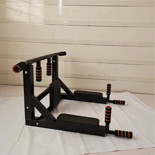 Wall-Mounted Pull-Up Bar Parallel Bars Sandbag Rack Fitness Equipment