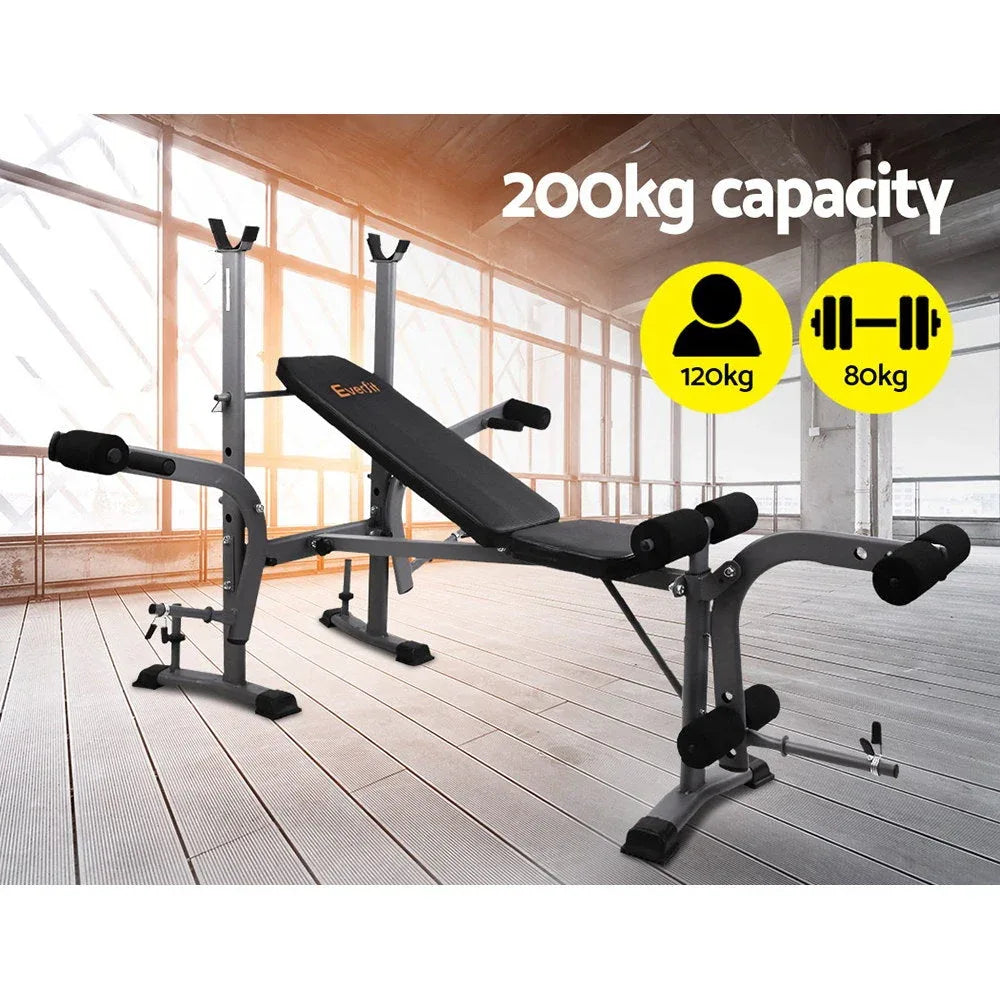 Multi Station Weight Bench Press Fitness Weights Equipment