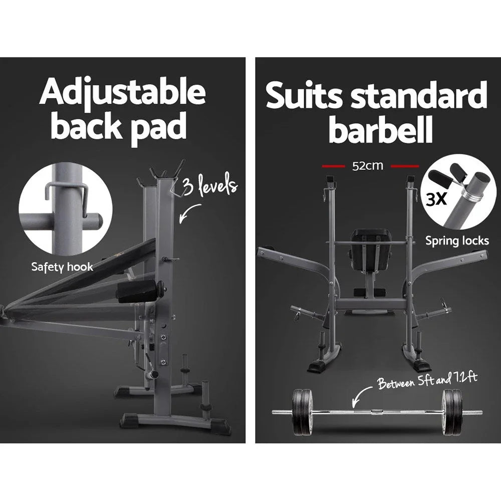 Multi Station Weight Bench Press Fitness Weights Equipment