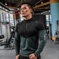 Men’s Long Sleeve Compression Shirt Rashguard Fitness Sports Top