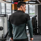 Men’s Long Sleeve Compression Shirt Rashguard Fitness Sports Top