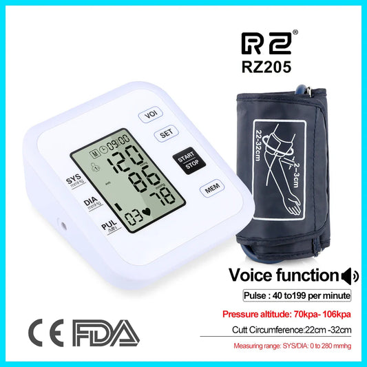 Digital Arm Blood Pressure Monitor Heart Rate Pulse Meter