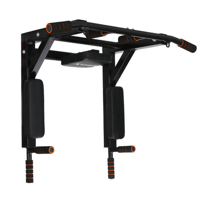 Wall-Mounted Pull-Up Bar Parallel Bars Sandbag Rack Fitness Equipment
