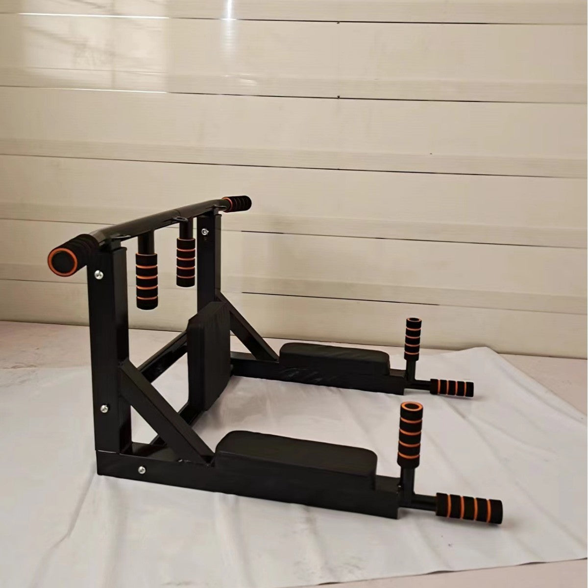 Wall-Mounted Pull-Up Bar Parallel Bars Sandbag Rack Fitness Equipment