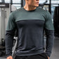 Men’s Long Sleeve Compression Shirt Rashguard Fitness Sports Top