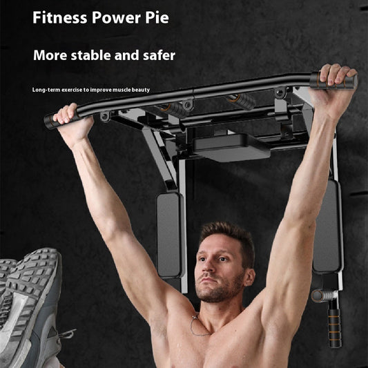 Wall-Mounted Pull-Up Bar Parallel Bars Sandbag Rack Fitness Equipment