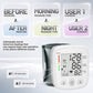 Digital Wrist Blood Pressure Monitor 2 Users Memory Voice Display