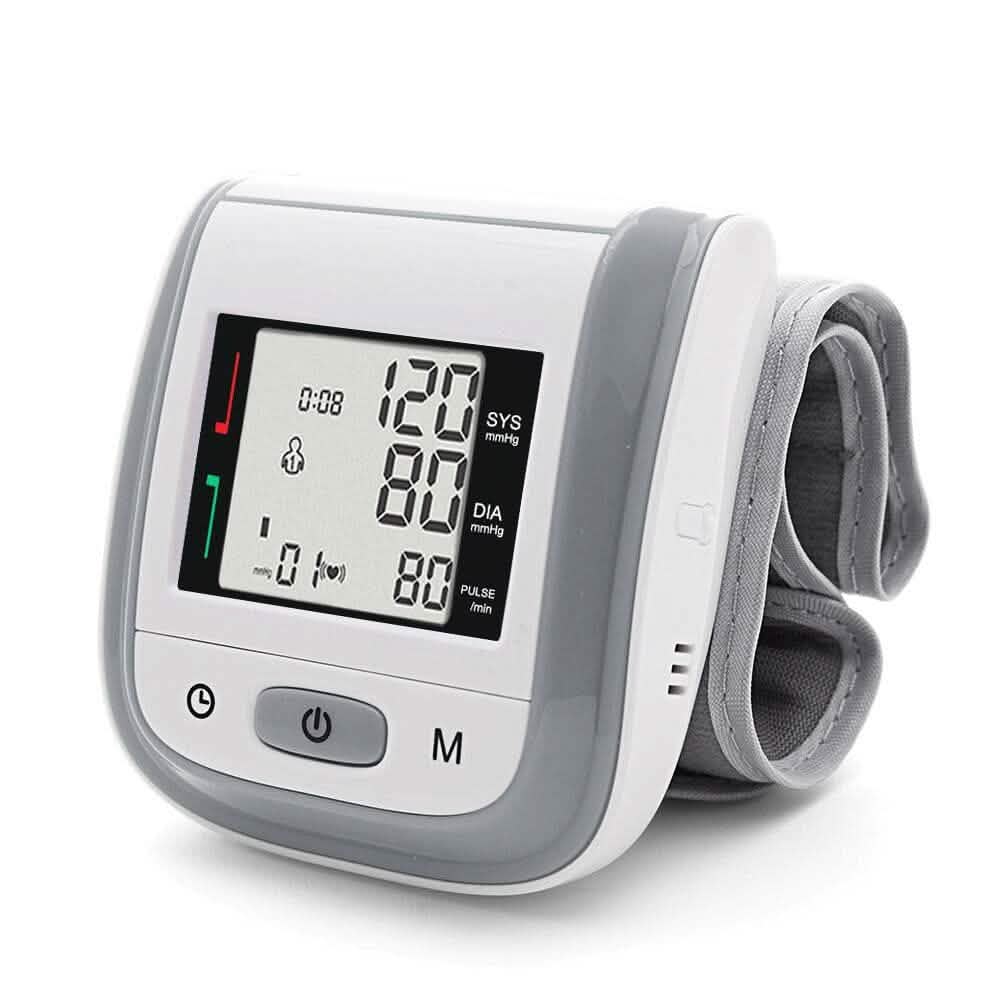 Digital Wrist Blood Pressure Monitor Heart Rate Pulse Meter