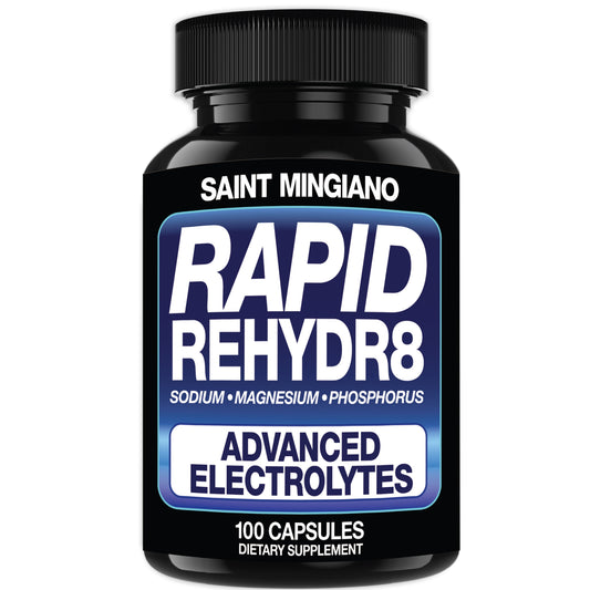 Rapid Rehydr8 Electrolyte Capsules Muscle Endurance Recovery Hydration Support