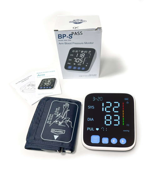 Med-Pat BP-S Arm Blood Pressure Monitor Easy One-Touch
