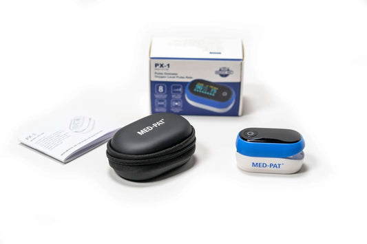 Med-Pat PX-1 Fingertip Pulse Oximeter SpO2 Pulse Monitor